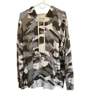 Chaser oversized light weight camo printed hoodie size 2X